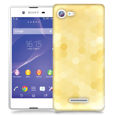 Skal till Sony Xperia E3 - Prismor - Gul