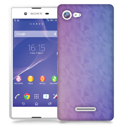 Skal till Sony Xperia E3 - Prismor - Lila