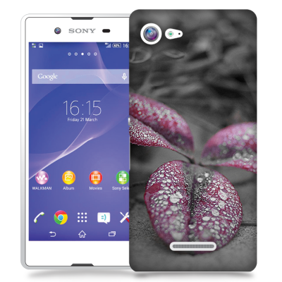 Skal till Sony Xperia E3 - Rödbladig klöver