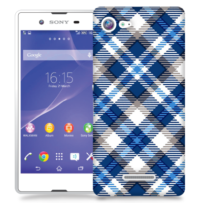 Skal till Sony Xperia E3 - Randigt och rutigt