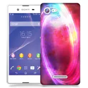 Skal till Sony Xperia E3 - Rymden - Rosa