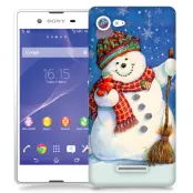Skal till Sony Xperia E3 - Snögubbe