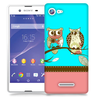 Skal till Sony Xperia E3 - Ugglor i träd