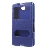 Dual View Cover till Sony Xperia E4 - Blå