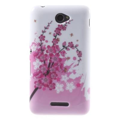 Flexicase Skal till Sony Xperia E4 - Körsbärsträd