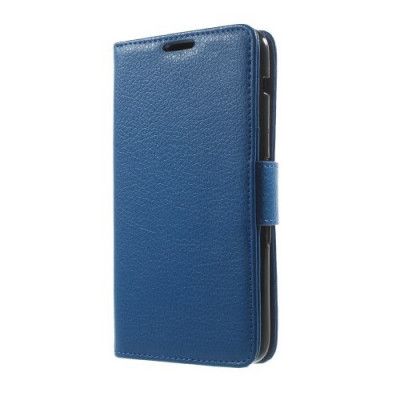 Litchi Plånboksfodral till Sony Xperia E4 - Blå
