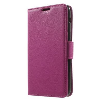 Litchi Plånboksfodral till Sony Xperia E4 - Magenta