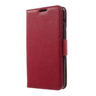 Litchi Plånboksfodral till Sony Xperia E4 - Röd