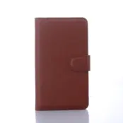 Plånboksfodral till Sony Xperia E4 - Brun