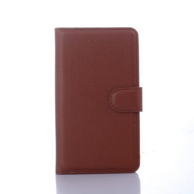 Plånboksfodral till Sony Xperia E4 - Brun