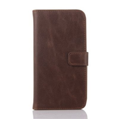 Plånboksfodral till Sony Xperia E4 - Coffee