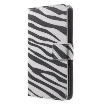 Plånboksfodral till Sony Xperia E4 - Zebra