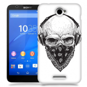 Skal till Sony Xperia E4 - Bandana Skull