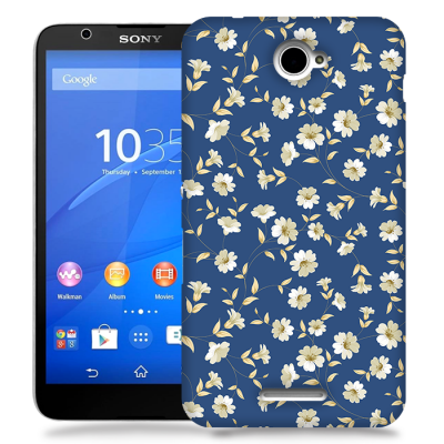 Skal till Sony Xperia E4 - Blommor