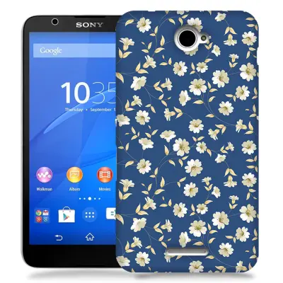 Skal till Sony Xperia E4 - Blommor