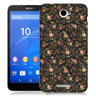 Skal till Sony Xperia E4 - Blommor