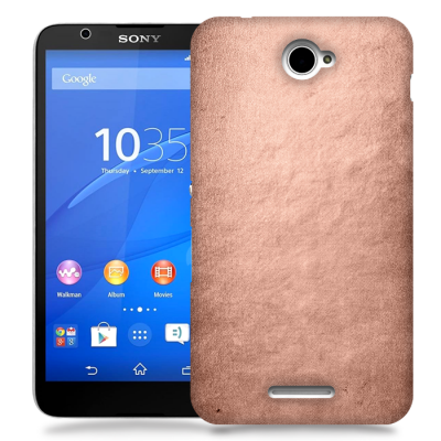 Skal till Sony Xperia E4 - Cement - Ljusbrun