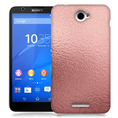 Skal till Sony Xperia E4 - Cement - Rosa