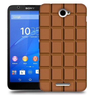 Skal till Sony Xperia E4 - Chocolate