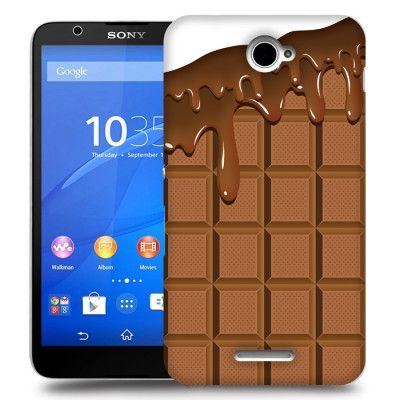 Skal till Sony Xperia E4 - Chocolate