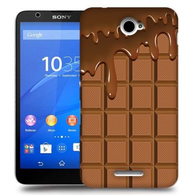 Skal till Sony Xperia E4 - Chocolate