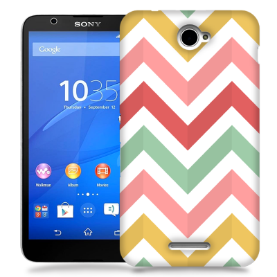 Skal till Sony Xperia E4 - Färgade ränder
