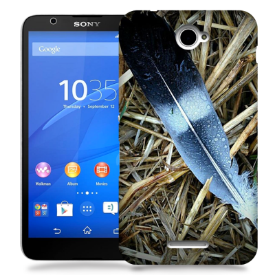 Skal till Sony Xperia E4 - Fjäder