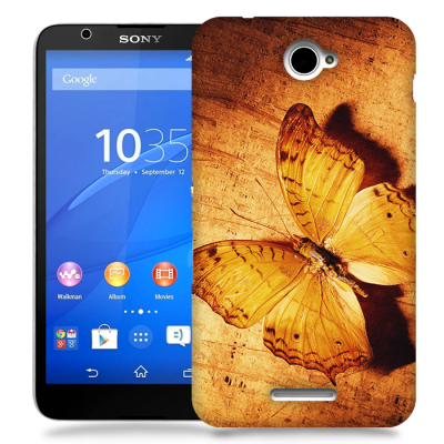 Skal till Sony Xperia E4 - Fjäril
