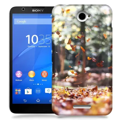 Skal till Sony Xperia E4 - Höstlöv