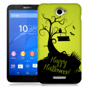 Skal till Sony Xperia E4 - Halloween Träd