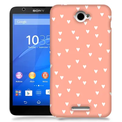 Skal till Sony Xperia E4 - Hjärtan