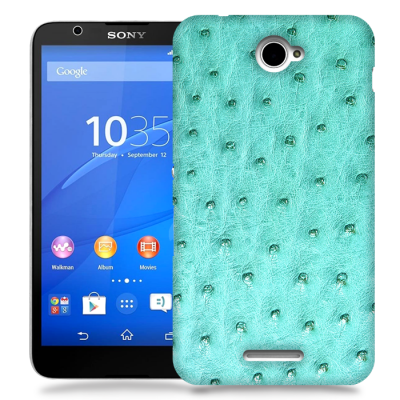 Skal till Sony Xperia E4 - Knottrig - Turkos