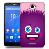 Skal till Sony Xperia E4 - Lila Monster