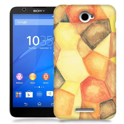 Skal till Sony Xperia E4 - Målning - Lapptäcke