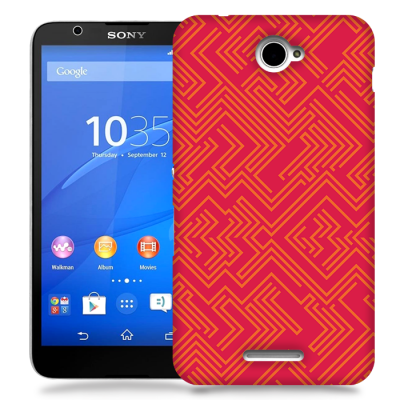 Skal till Sony Xperia E4 - Mönster - Labyrint