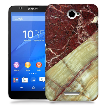 Skal till Sony Xperia E4 - Marble Split