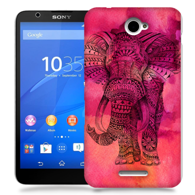 Skal till Sony Xperia E4 - Orientalisk elefant