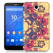 Skal till Sony Xperia E4 - Orientaliska blommor