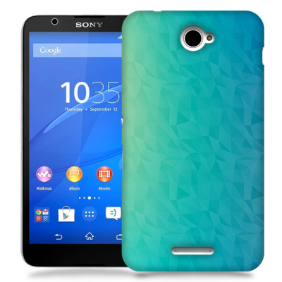Skal till Sony Xperia E4 - Prismor - Grön