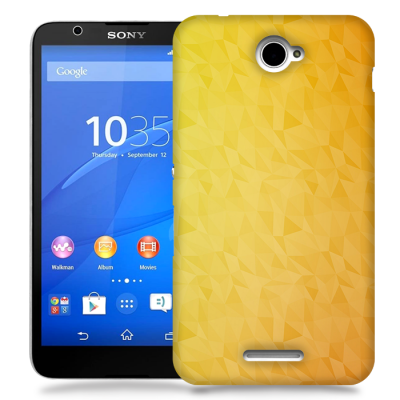 Skal till Sony Xperia E4 - Prismor - Gul