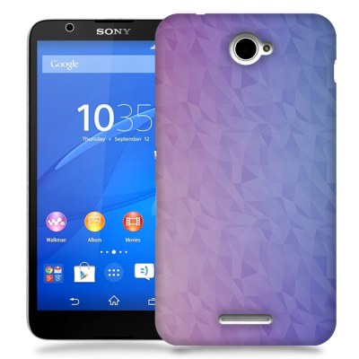Skal till Sony Xperia E4 - Prismor - Lila