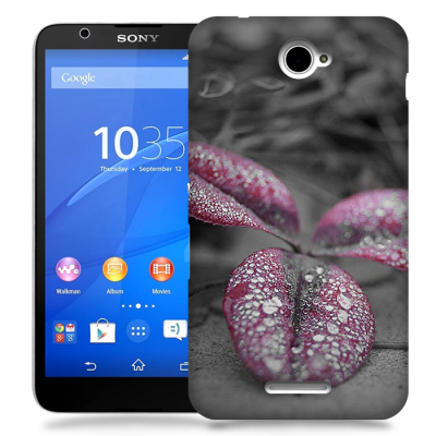 Skal till Sony Xperia E4 - Rödbladig klöver