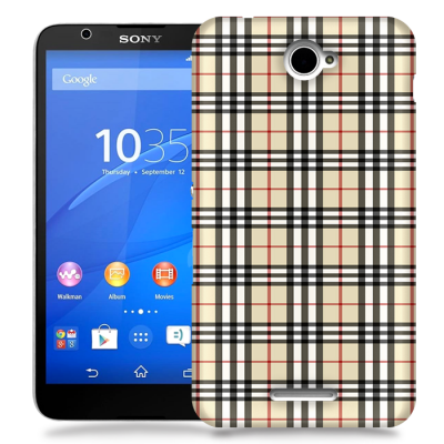 Skal till Sony Xperia E4 - Rugit - Beige