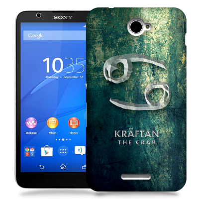 Skal till Sony Xperia E4 - Stjärntecken - Kräftan