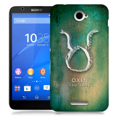 Skal till Sony Xperia E4 - Stjärntecken - Oxen