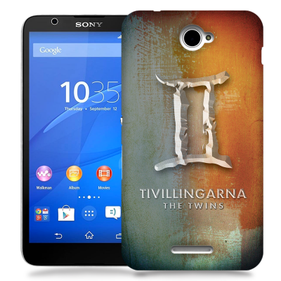 Skal till Sony Xperia E4 - Stjärntecken - Tvillingarna