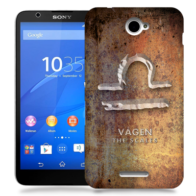 Skal till Sony Xperia E4 - Stjärntecken - Vågen