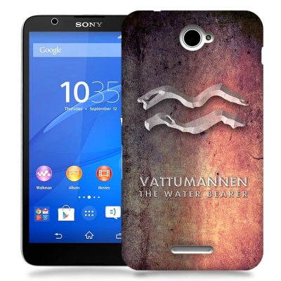 Skal till Sony Xperia E4 - Stjärntecken - Vattumannen