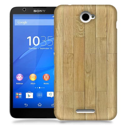 Skal till Sony Xperia E4 - Trägolv