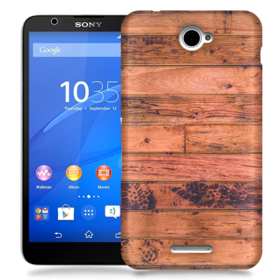 Skal till Sony Xperia E4 - Trägolv
